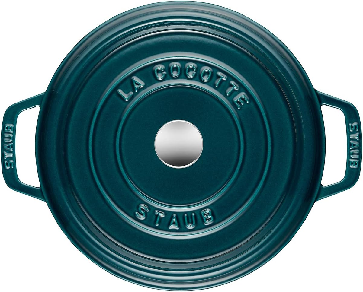STAUB Garnek żeliwny, okrągły 28 cm, 6,7 L, Czarny