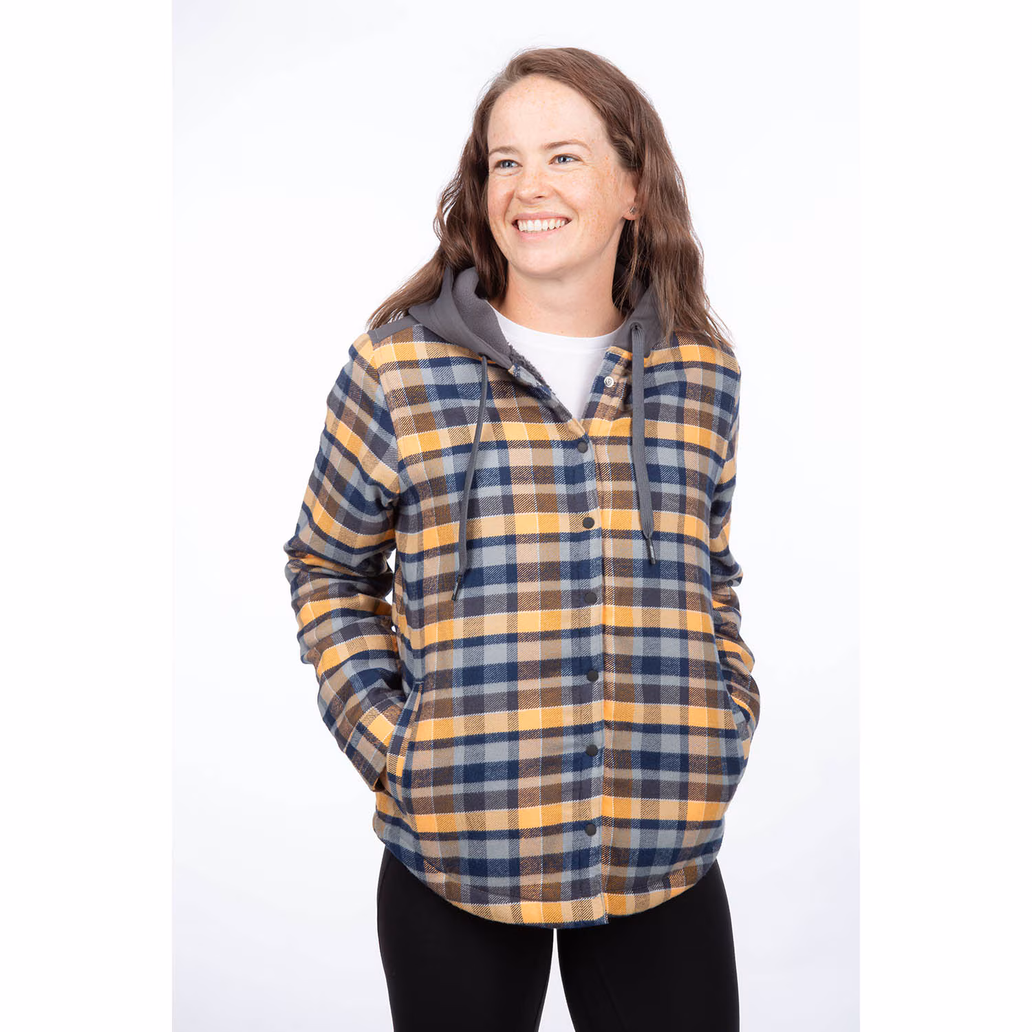 BIG SKY FLEECE LINED FLANNEL HOODIE
