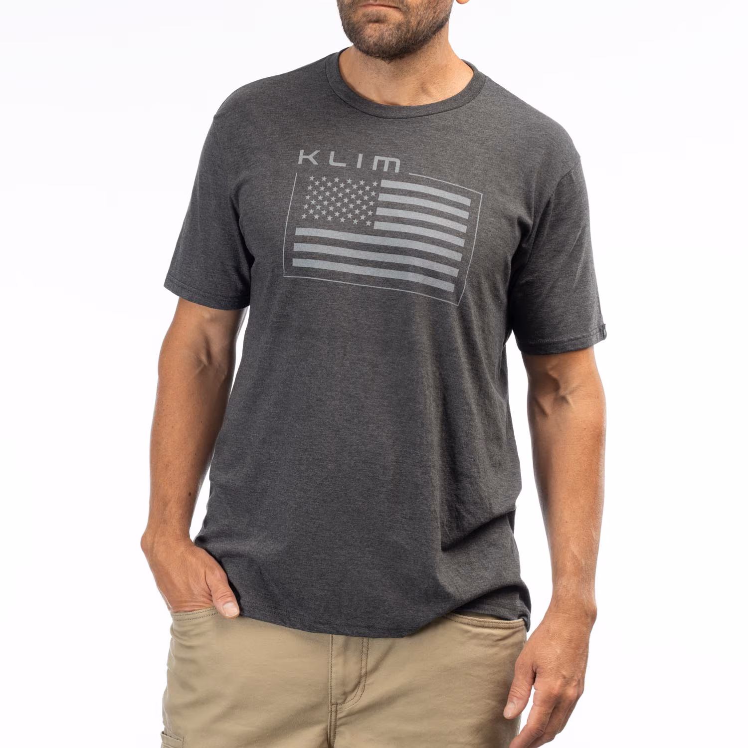 PATRIOT KLIM FLAG TRI-BLEND TEE