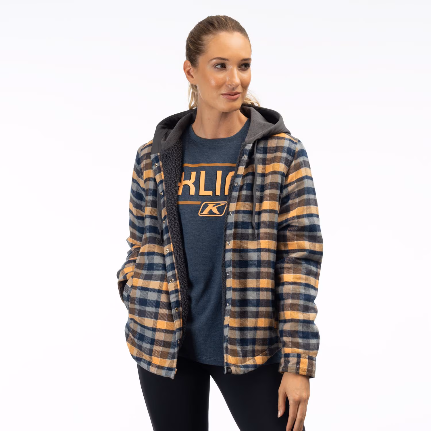 BIG SKY FLEECE LINED FLANNEL HOODIE