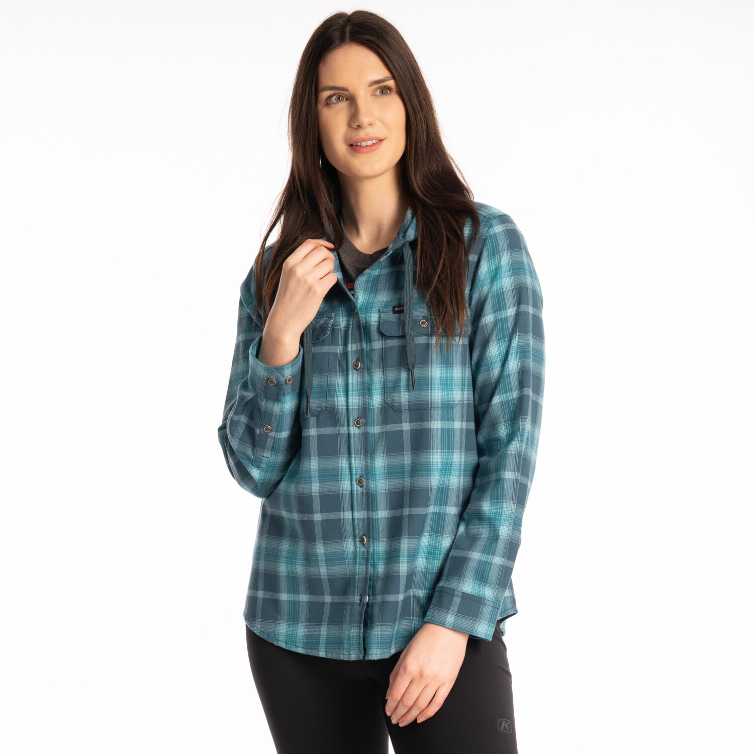 GINNY MOUNTAIN MIDWEIGHT STRETCH FLANNEL HOODIE