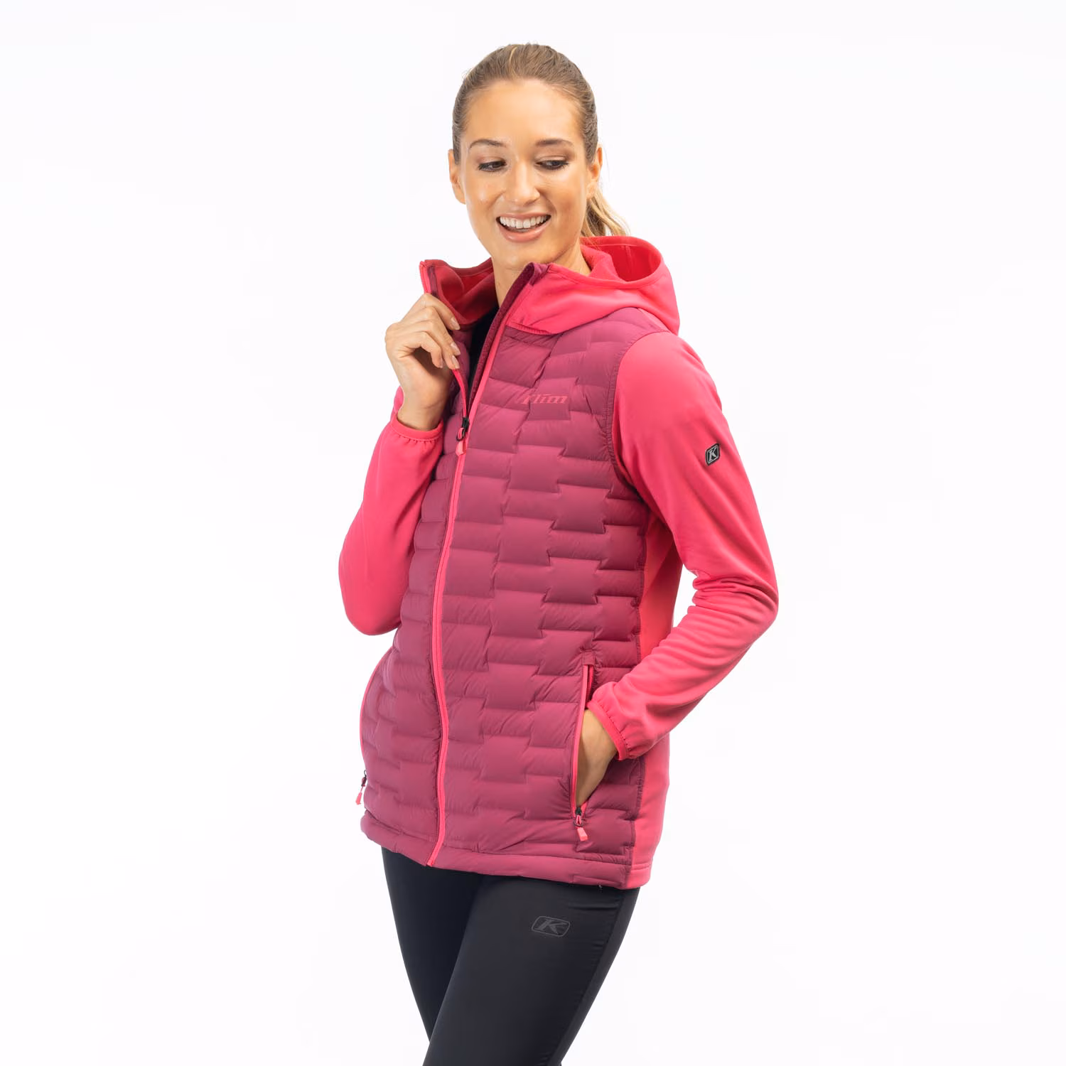 LUNA STRETCH DOWN HYBRID HOODIE