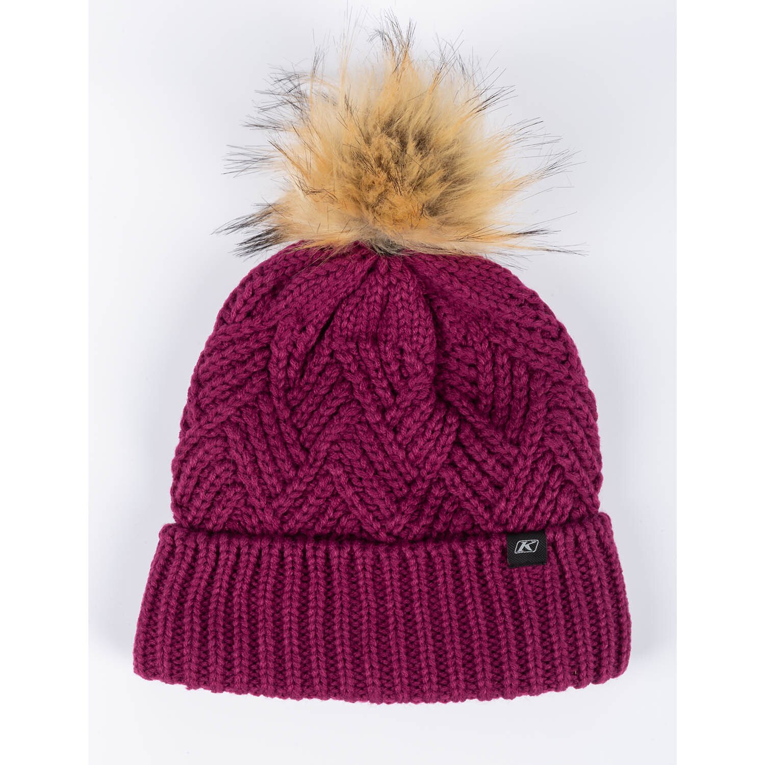 CHEVRON POM BEANIE