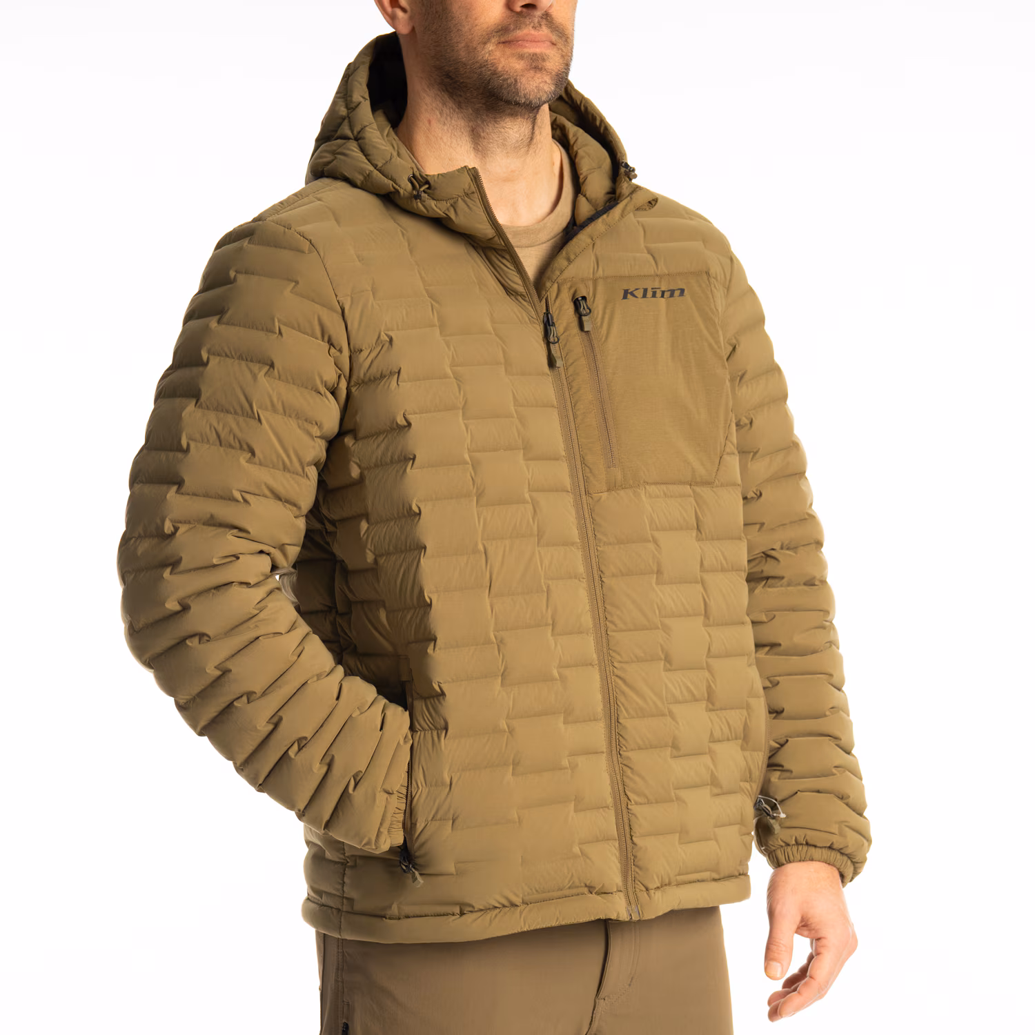 BOULDER STRETCH DOWN HOODED JACKET