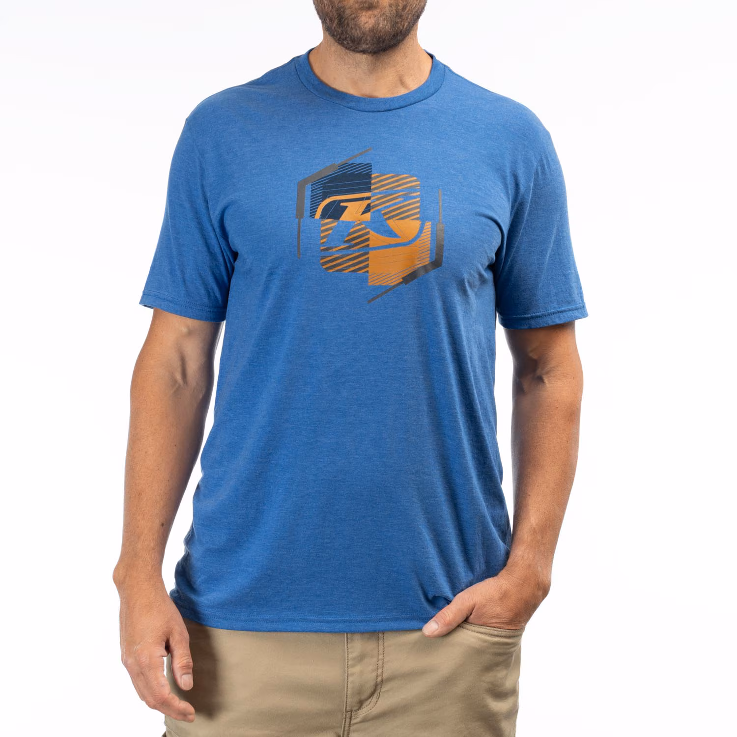 K SHIELD CREST TRI-BLEND TEE
