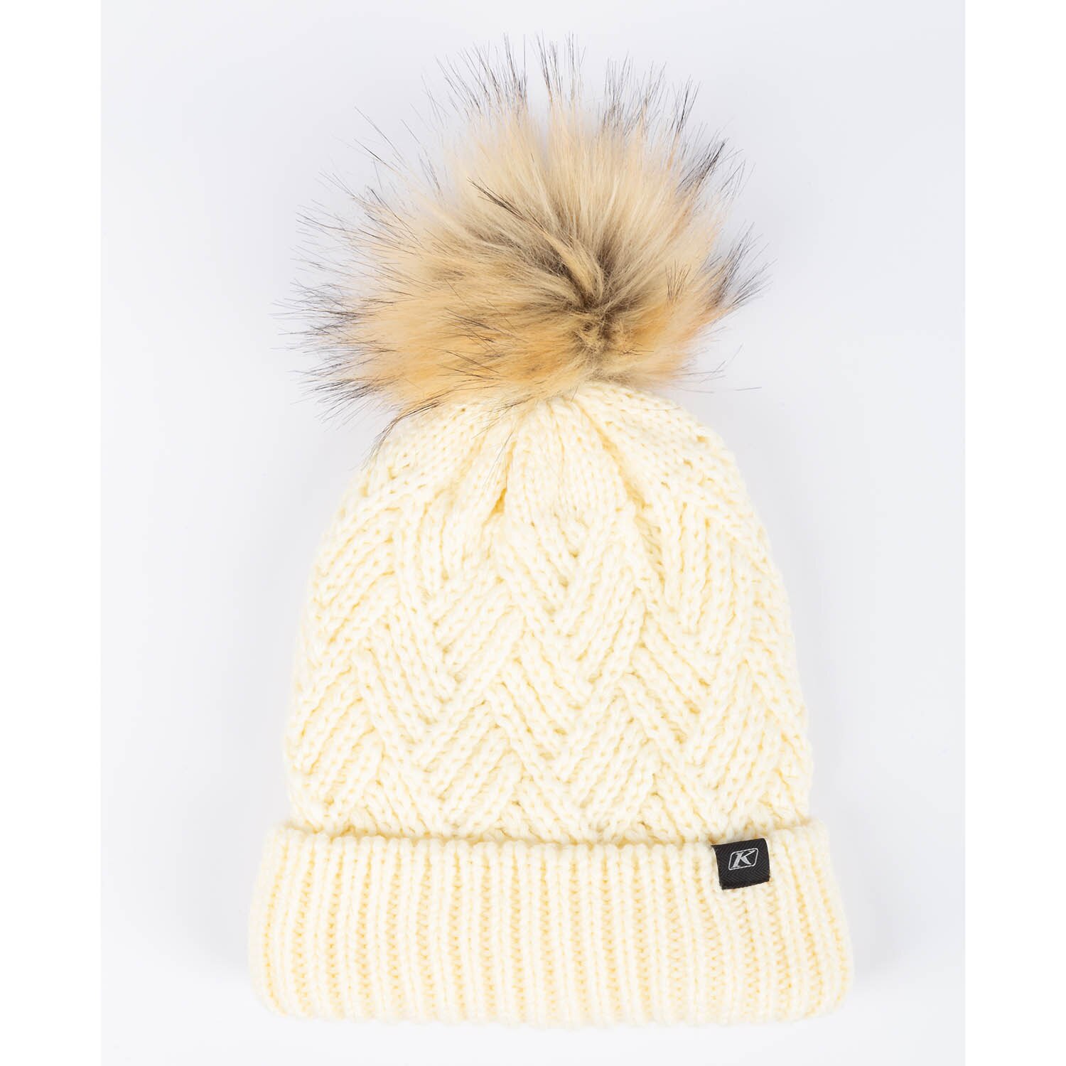 CHEVRON POM BEANIE