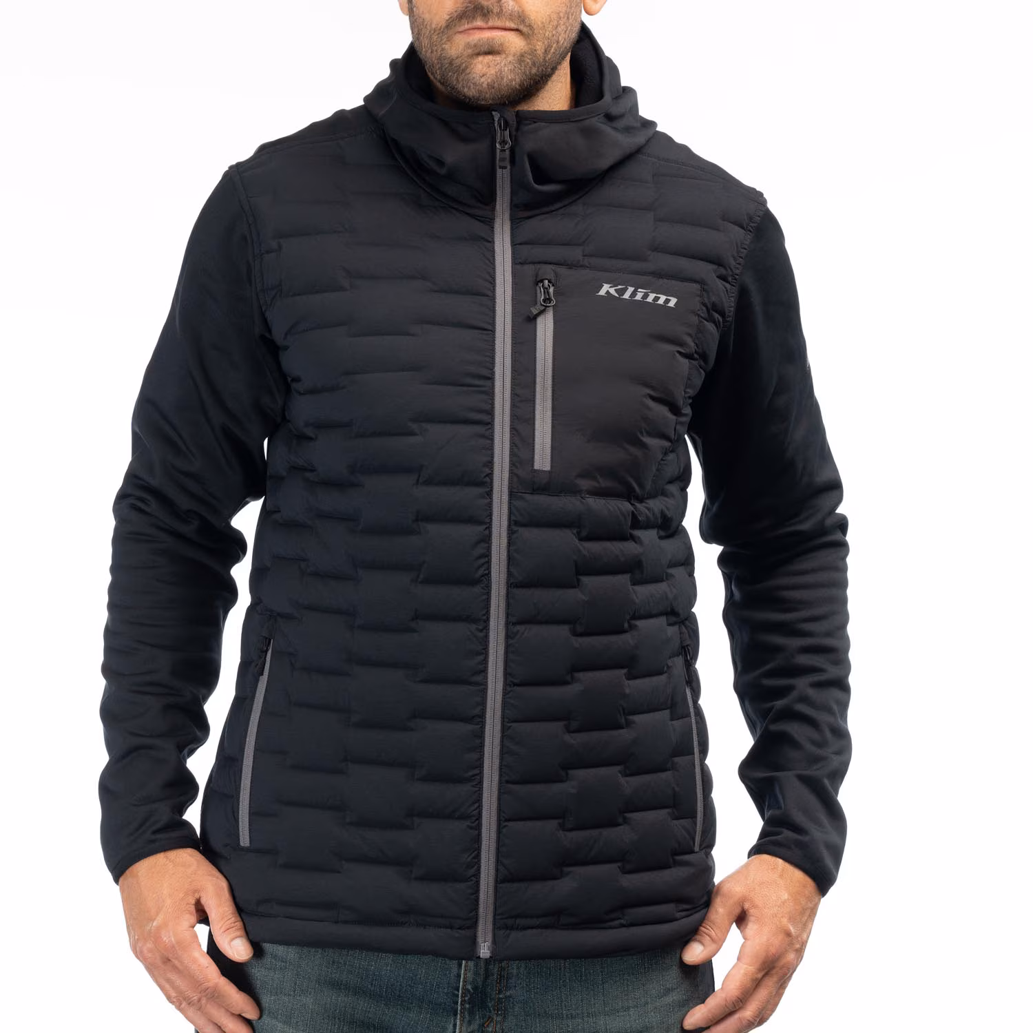 BOULDER HYBRID HOODED JACKET