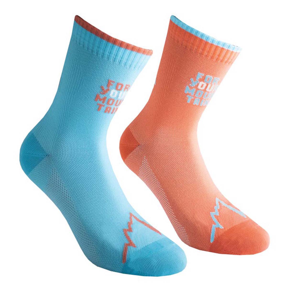 For Your Mountain Womens Running Socks Pink