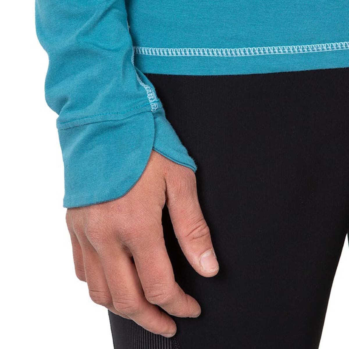 Futura Long Sleeve Womens Climbing Shirt Blue