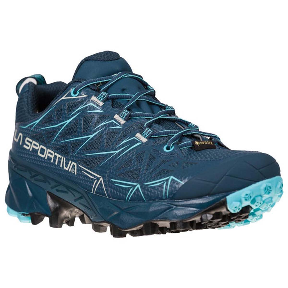 Akyra GTX Womens Trail Running Shoes Blue