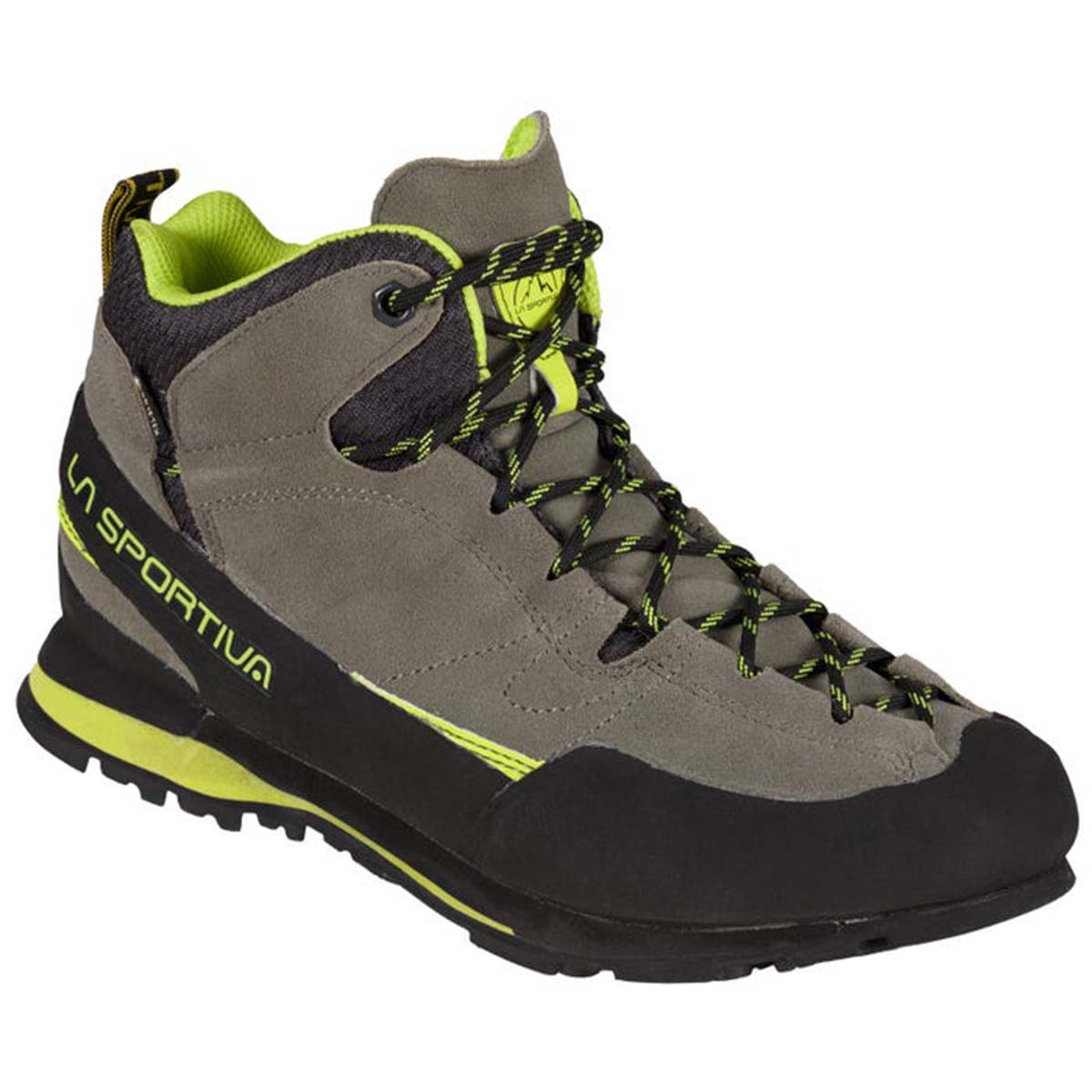 Boulder X Mid Mens Approach Shoes Grey