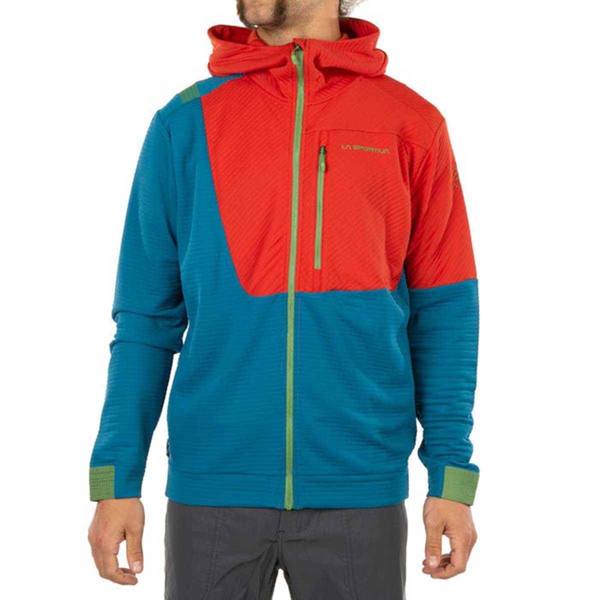 Mood Mens Climbing Hoodie Blue