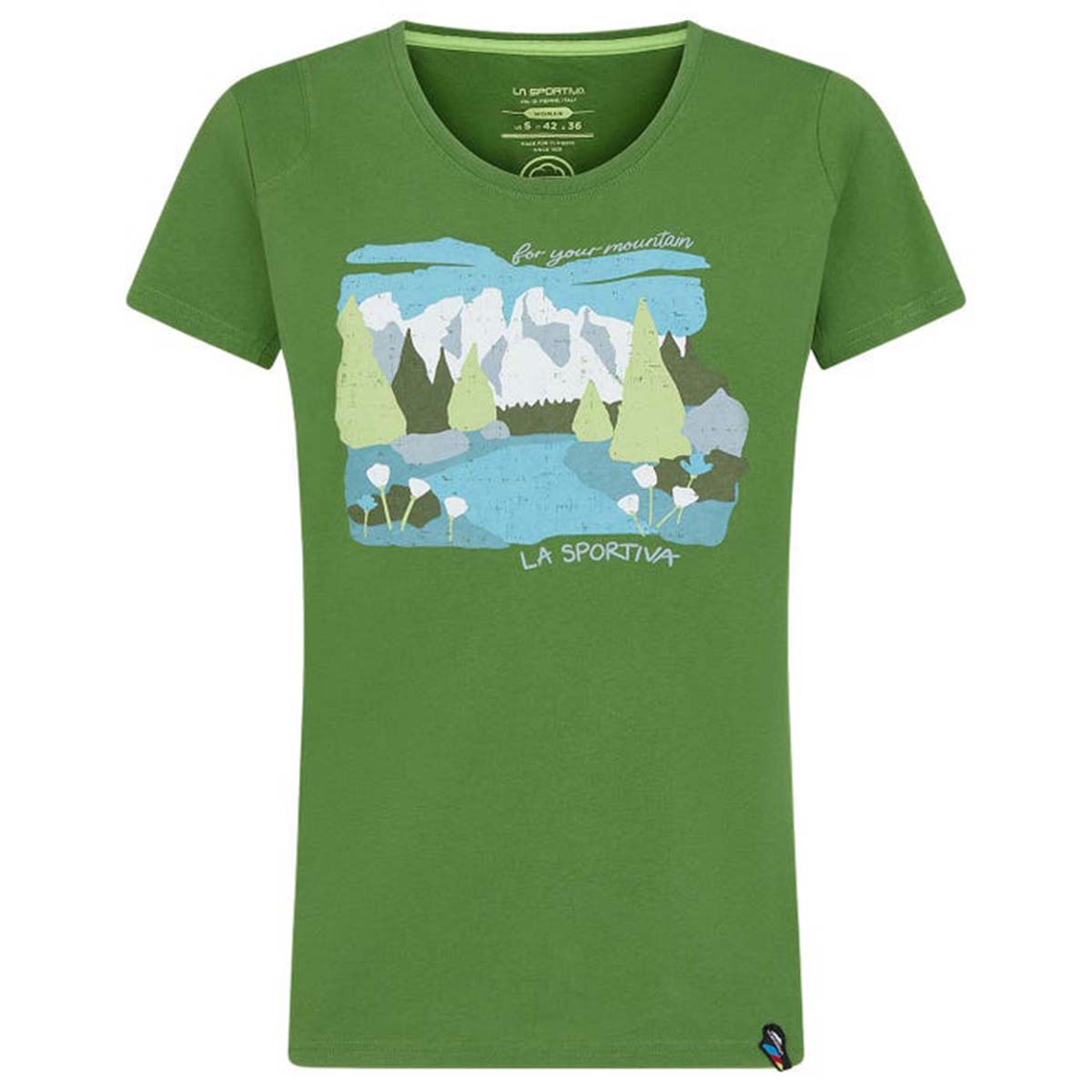 Valley Womens Climbing T-Shirt Green