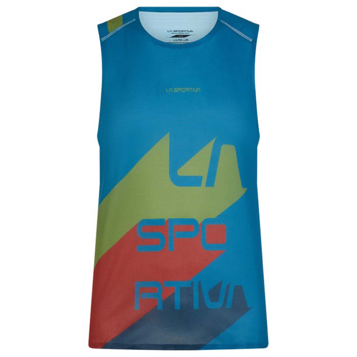 Vert Mens Running Tank Top Blue