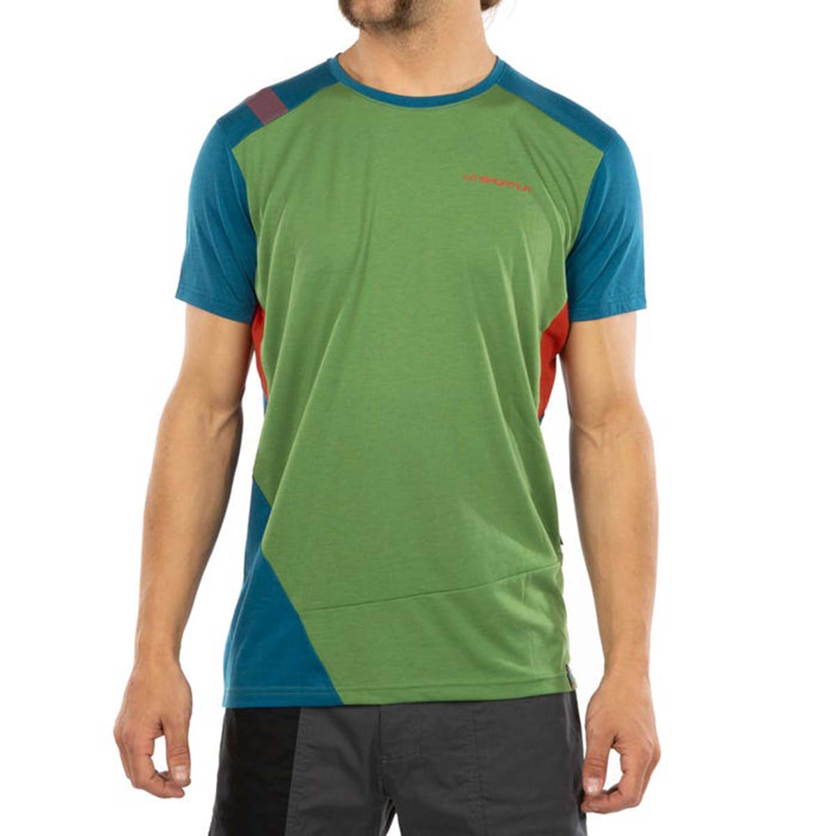 Grip Mens Climbing T-Shirt Green