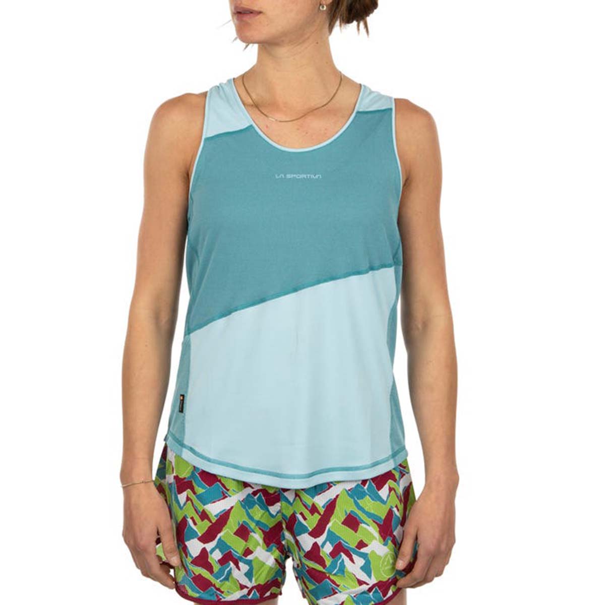 Drift Womens Running Tank Top Blue