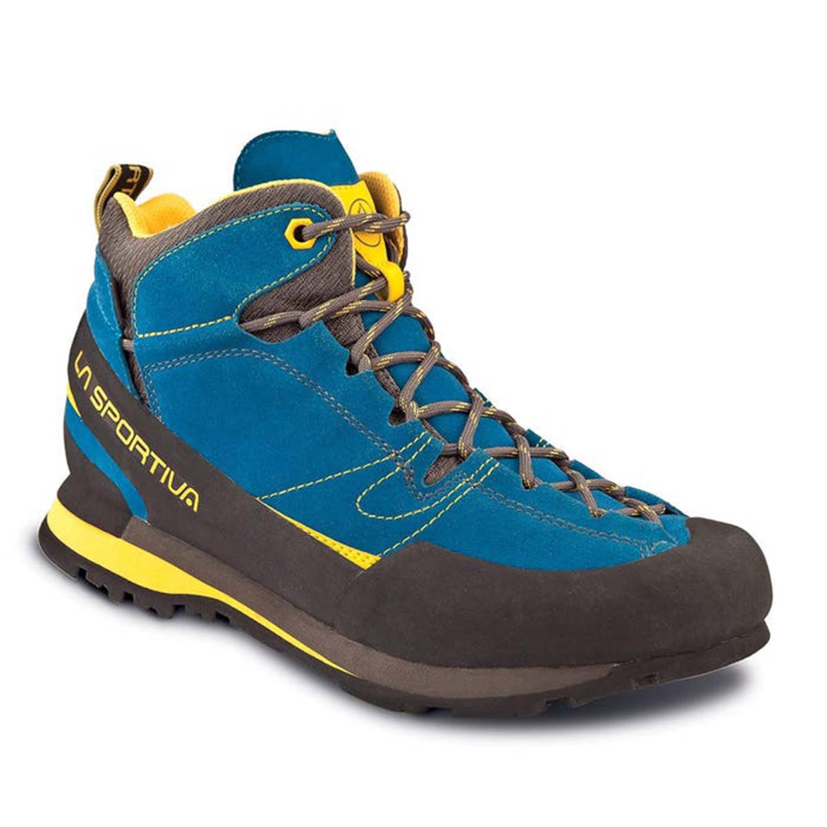 Boulder X Mid Mens Approach Shoes Blue
