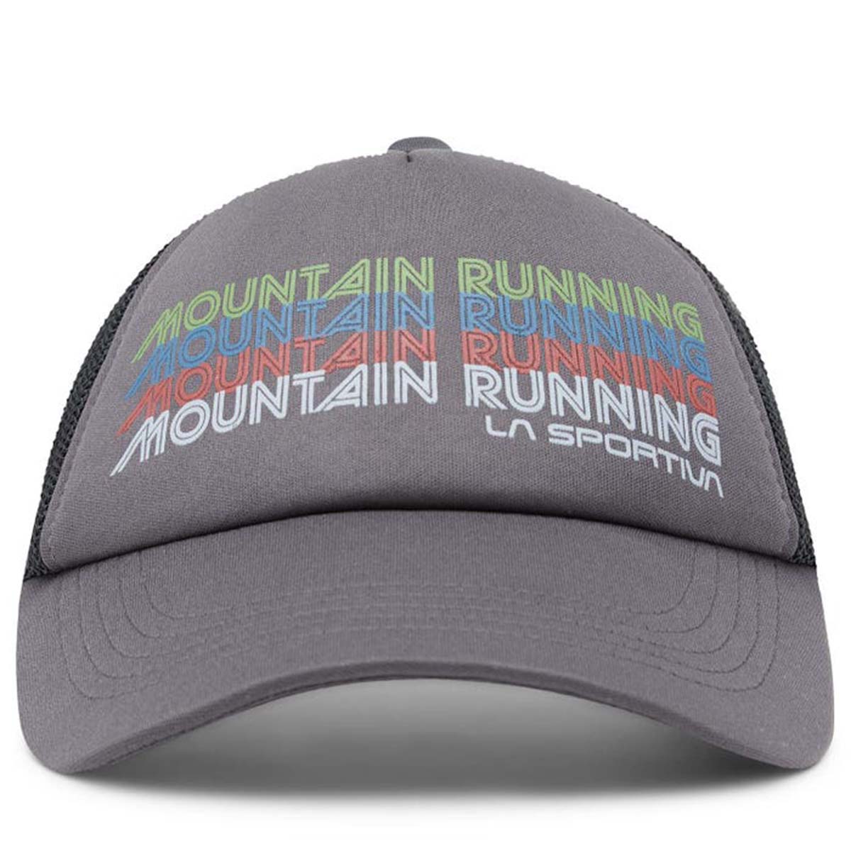 Running Trucker Mens Hat Grey