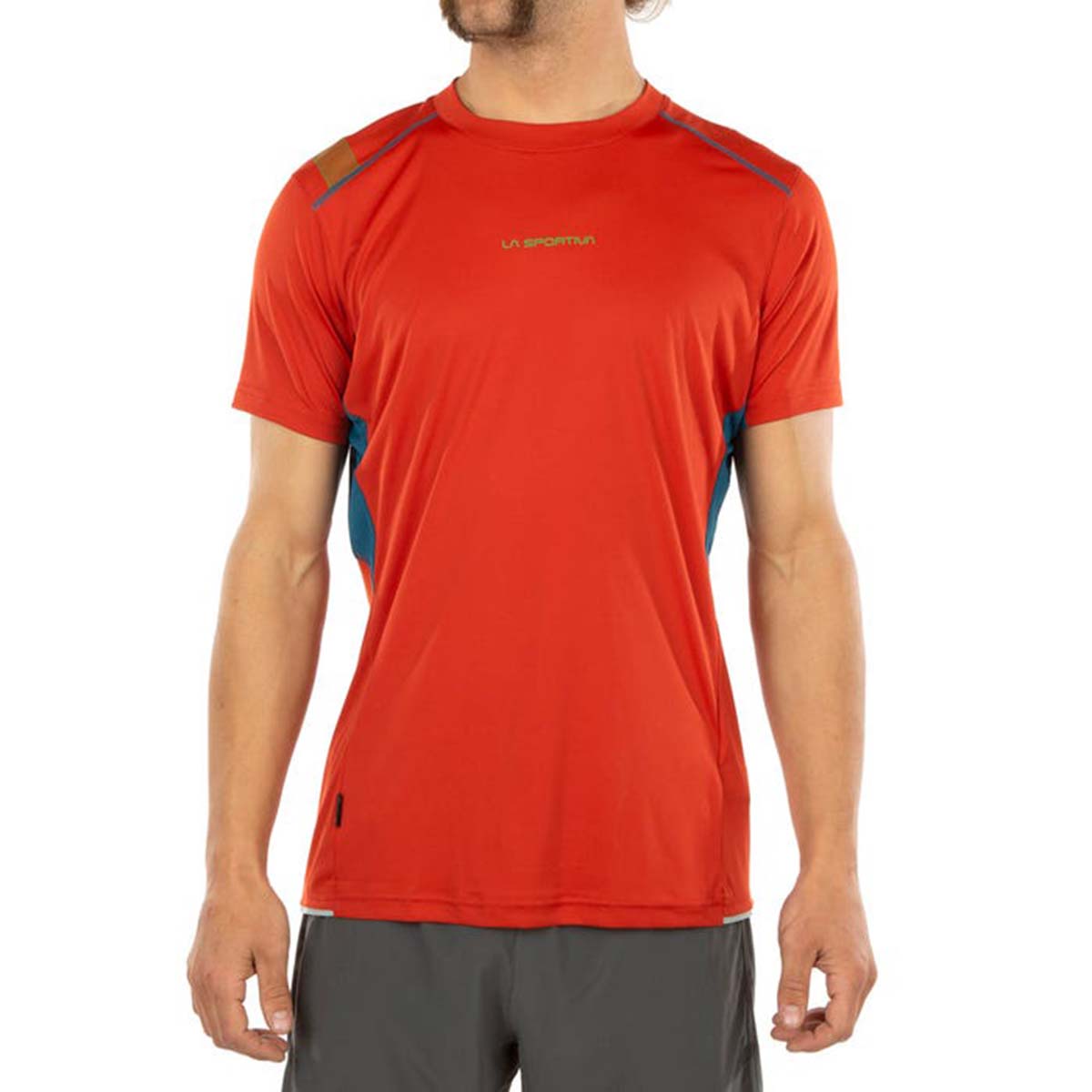 Blitz Mens Running T-Shirt Red