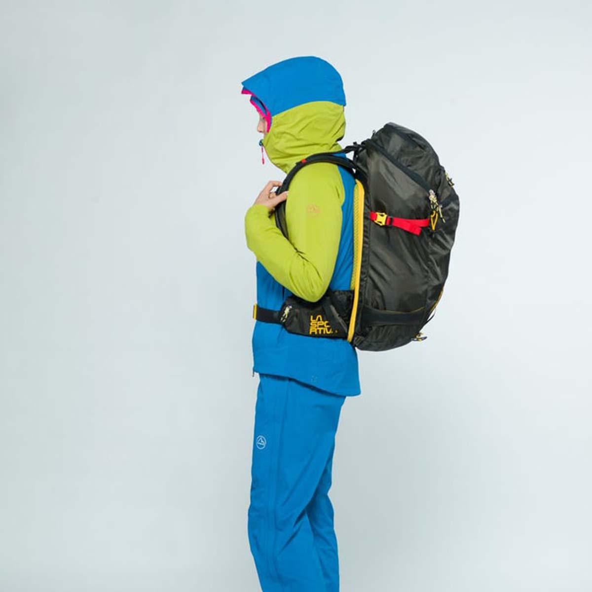 Moonlite Mens Ski Backpack Black