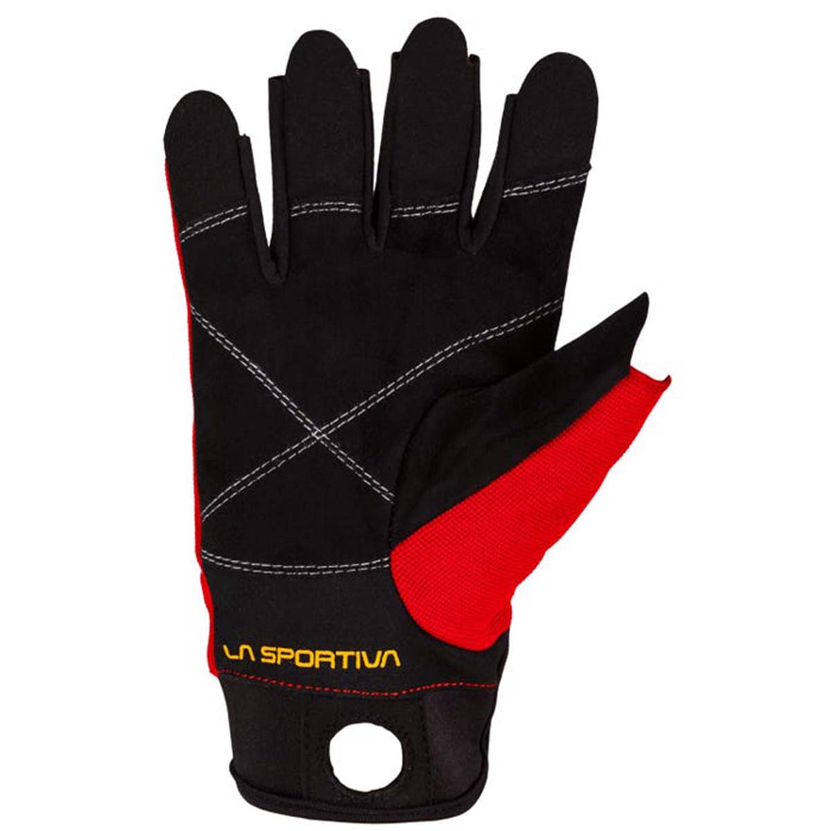 Ferrata Mens Climbing Gloves Red
