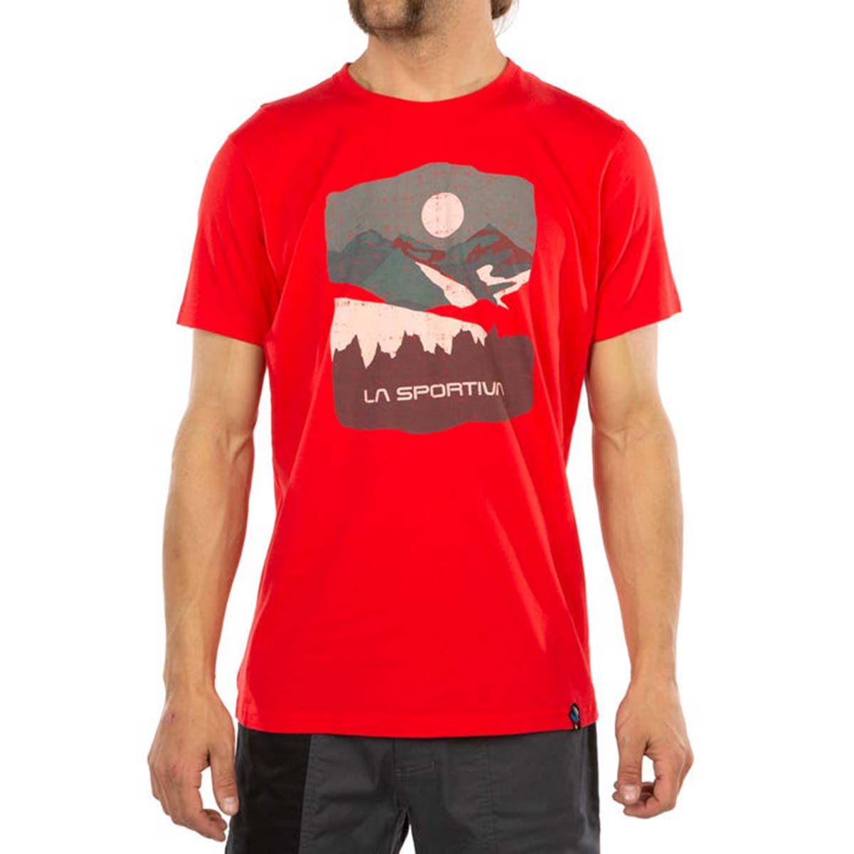 Lagorai Mens Climbing T-Shirt Red