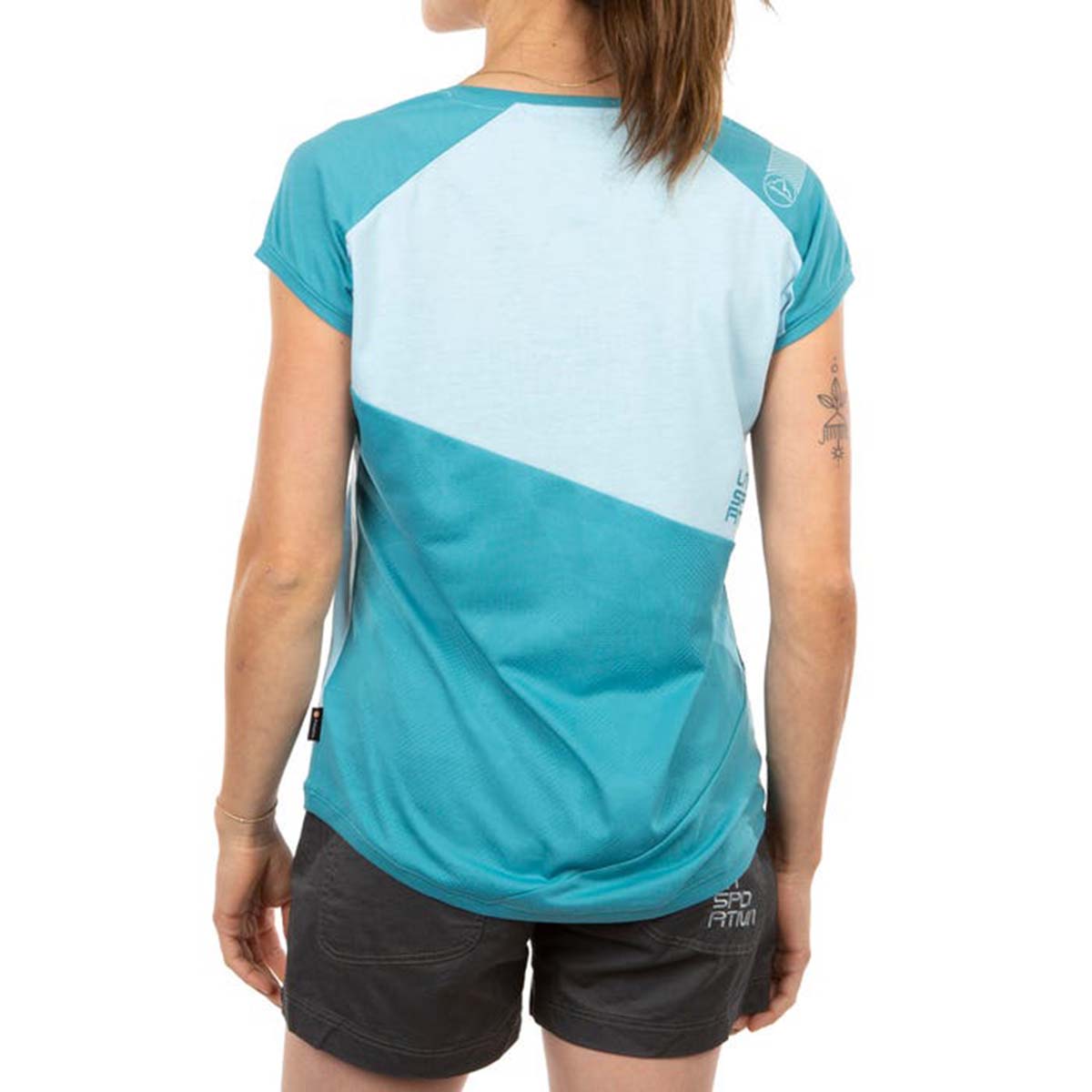 Hold Womens Climbing T-Shirt Blue