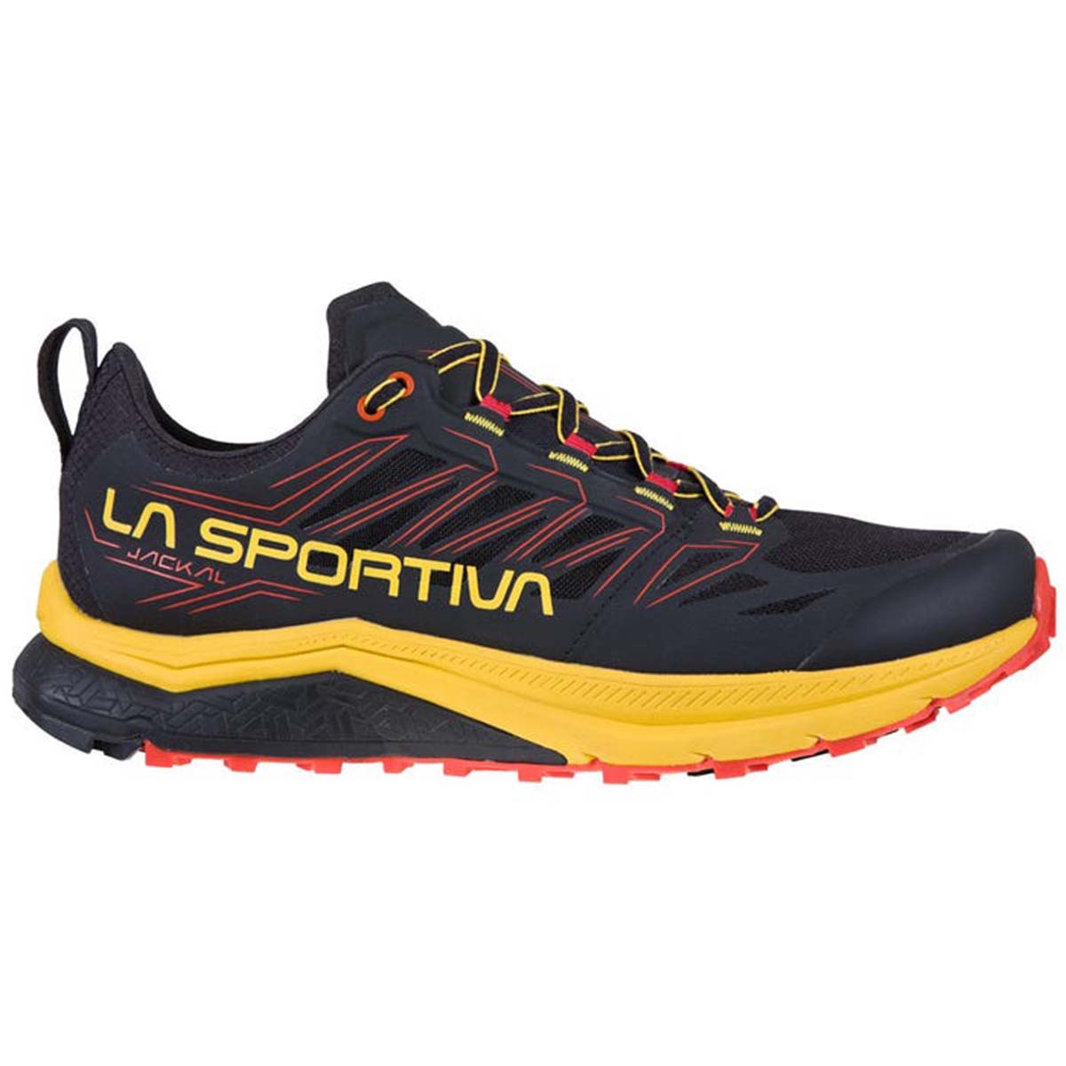 Jackal Mens Trail Running Shoes Black