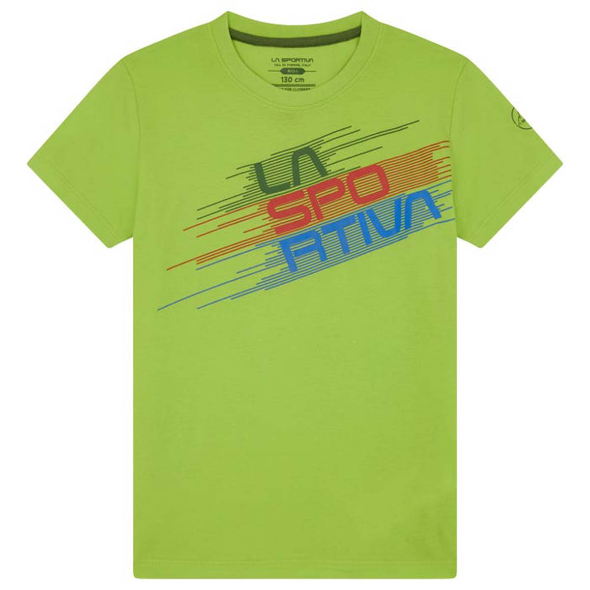 Stripe Evo Kids Climbing T-Shirt Green