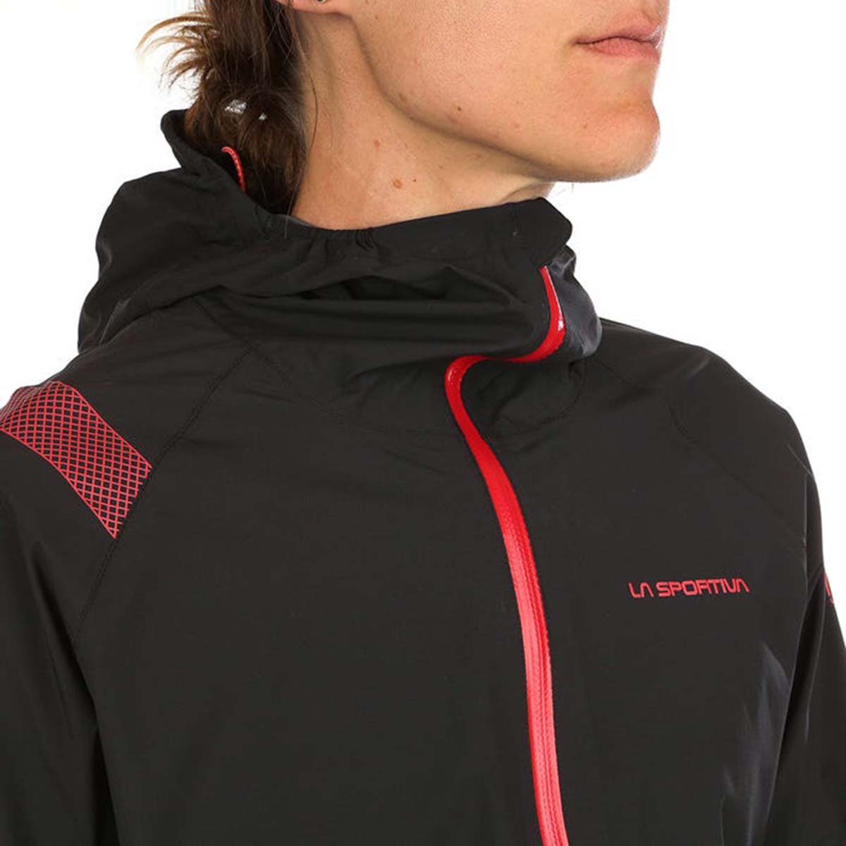 Run Womens Running Jacket Black