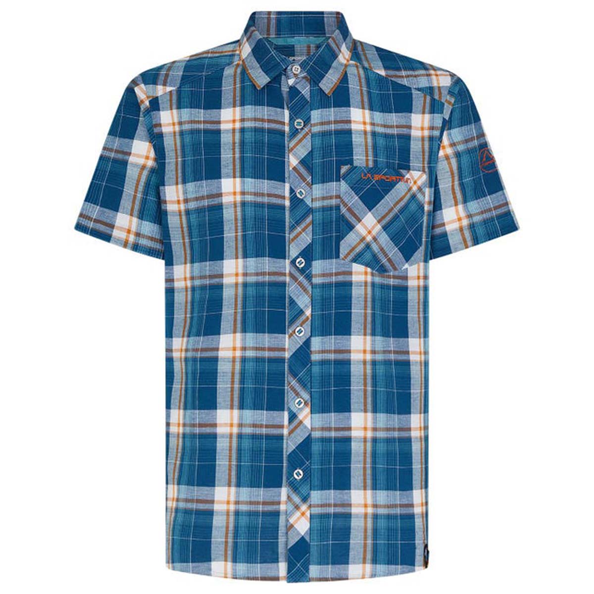 Longitude II Mens Climbing Shirt Blue