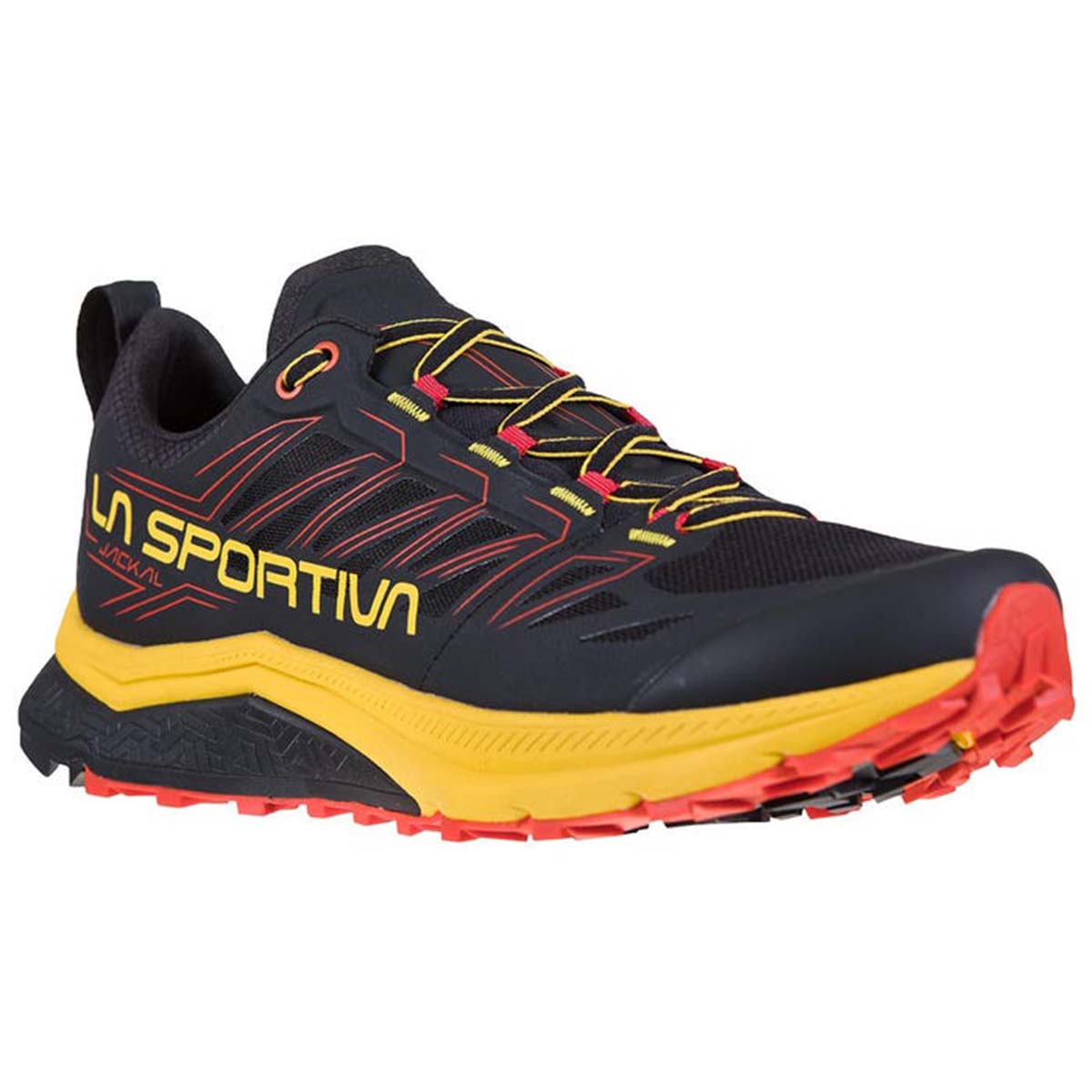 Jackal Mens Trail Running Shoes Black