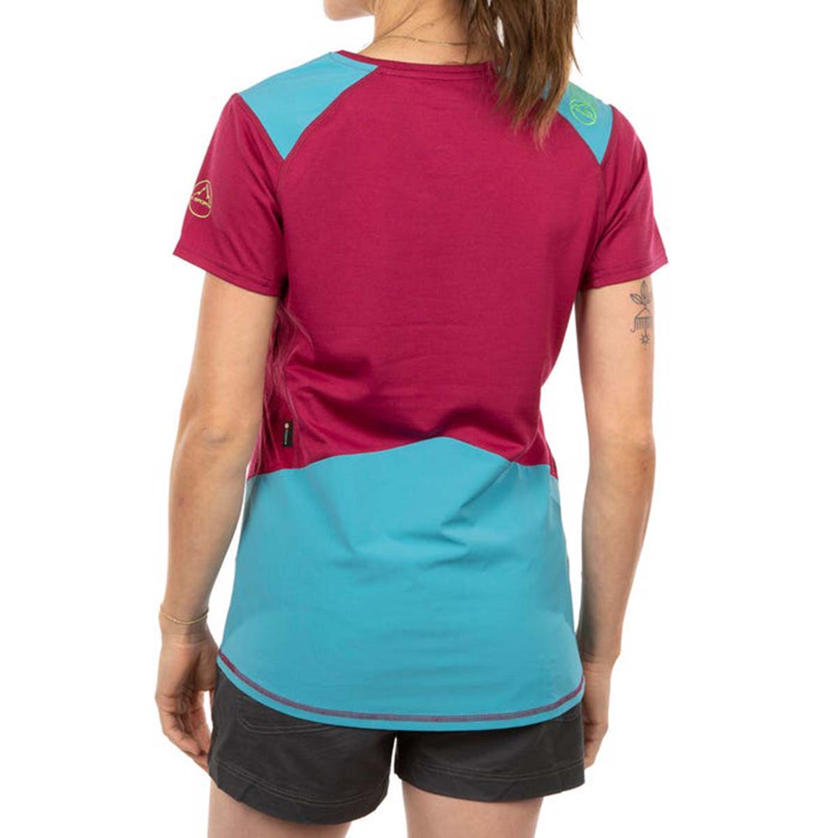 Compass Womens Hiking T-Shirt Purple