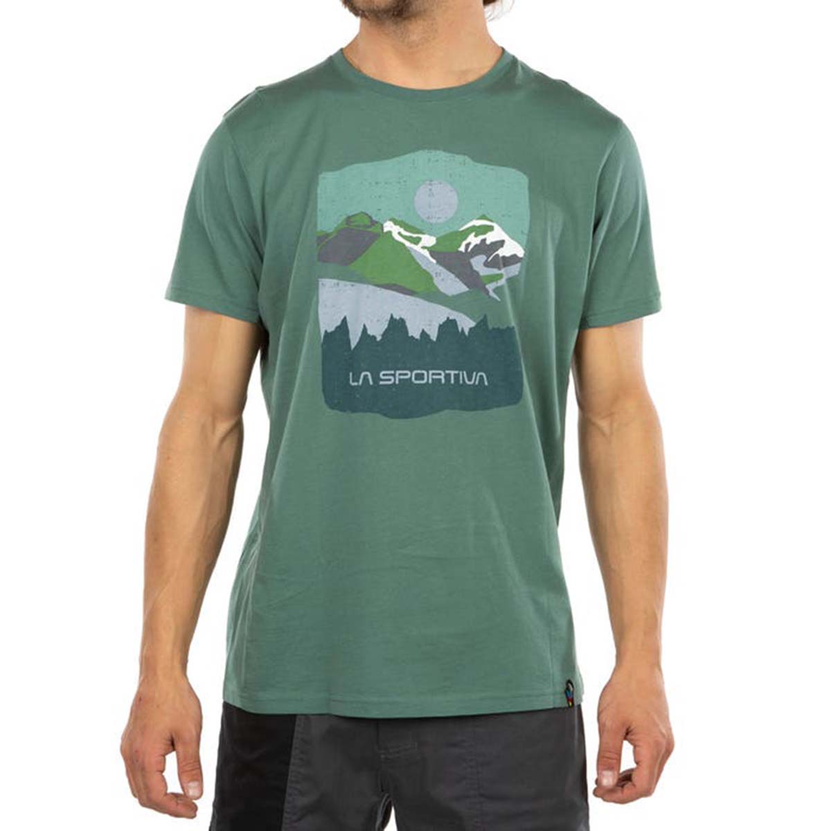 Lagorai Mens Climbing T-Shirt Green