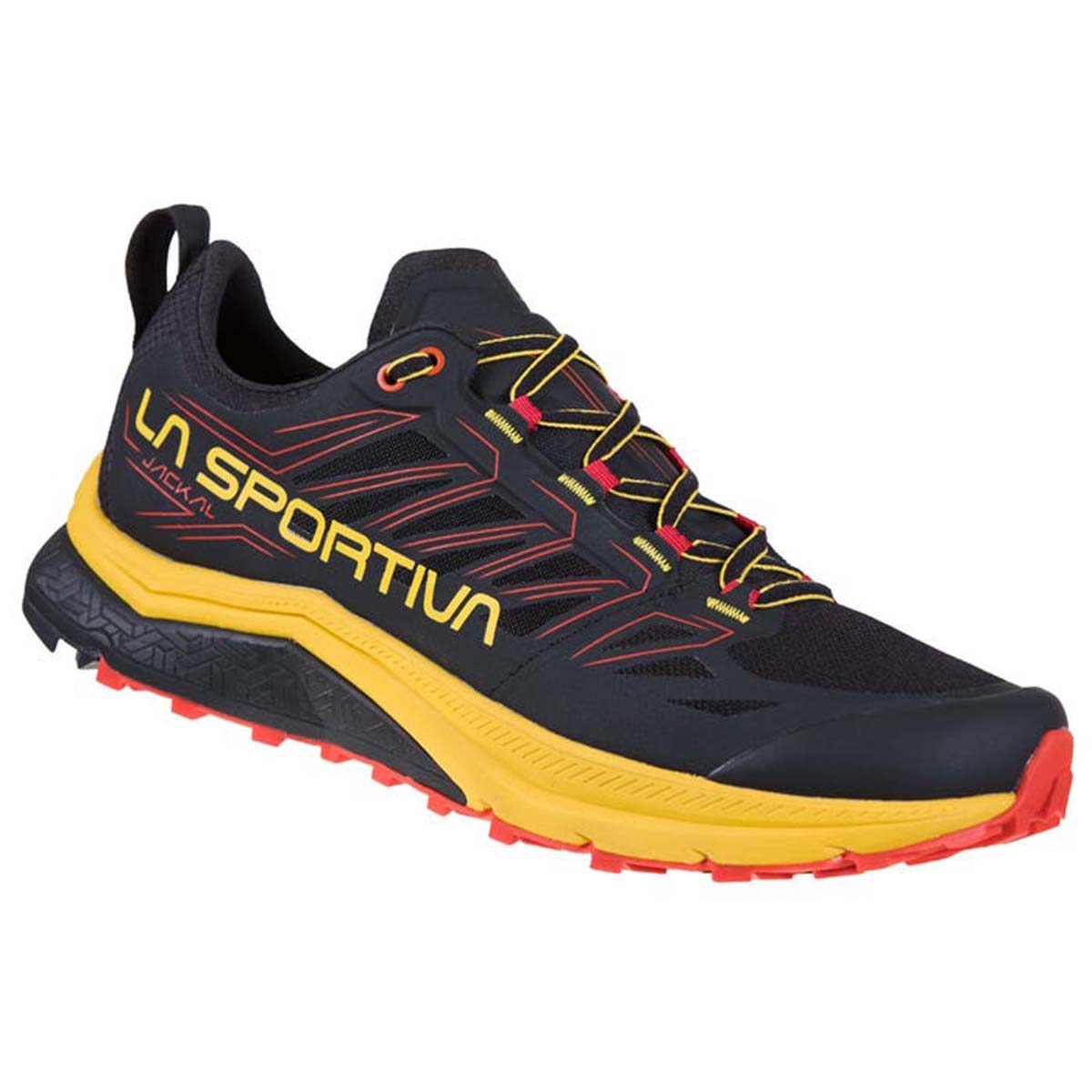 Jackal Mens Trail Running Shoes Black