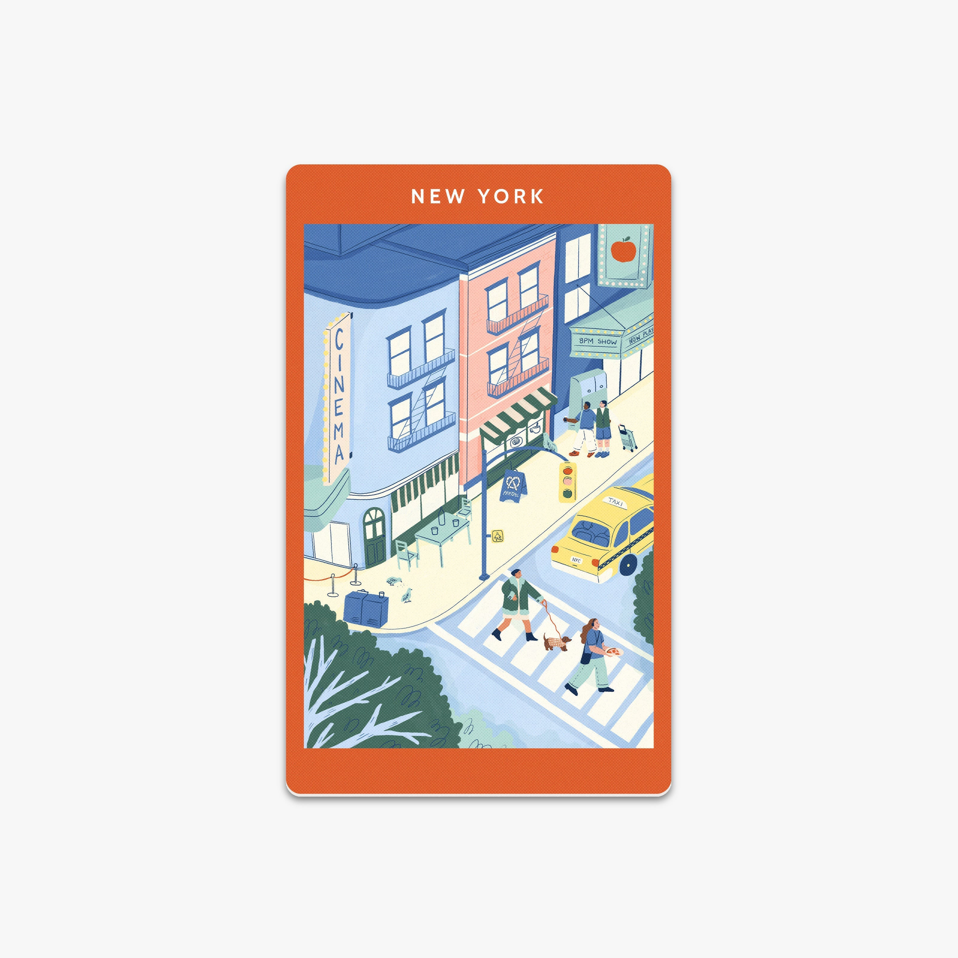 New York Destination Stickers - HJLDQ