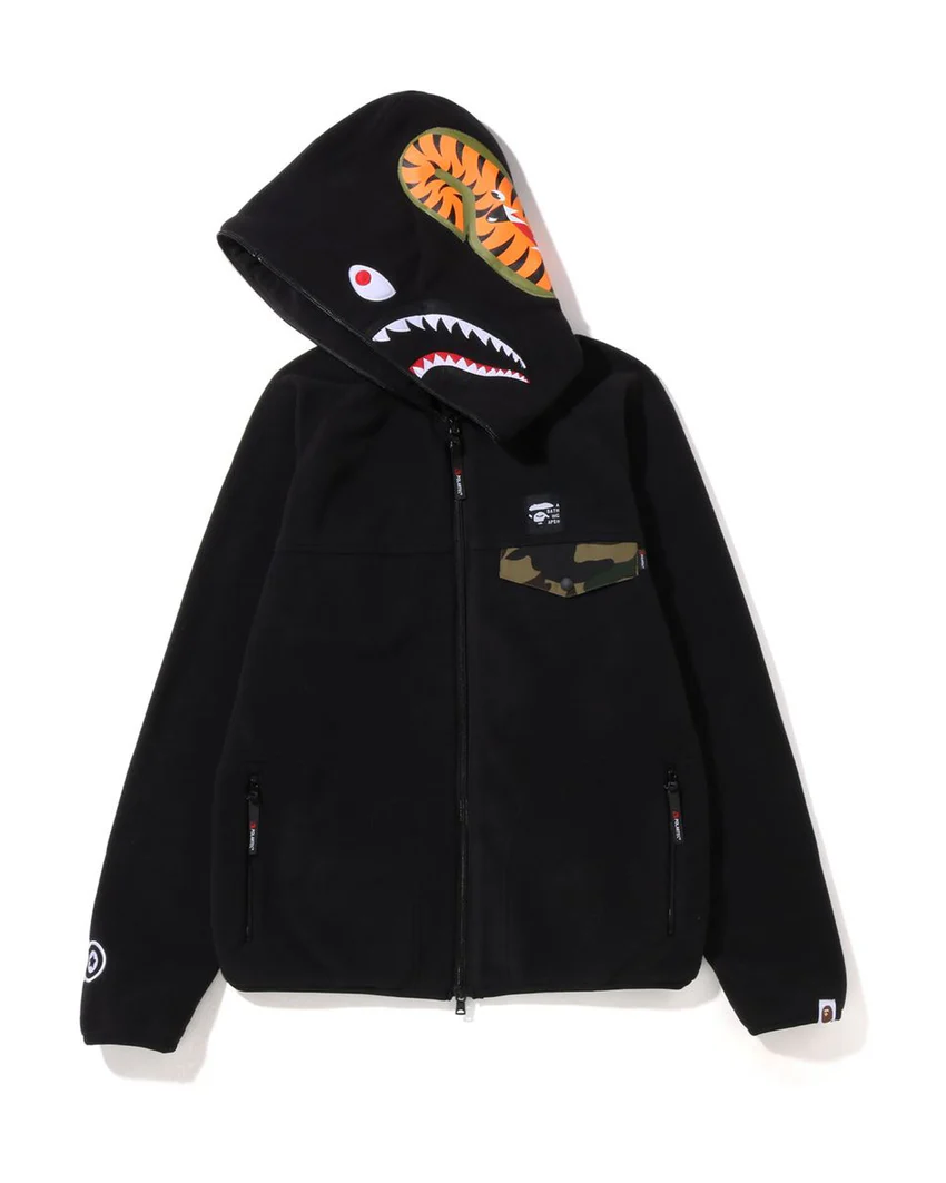 X Polartec Shark Full Zip Hoodie
