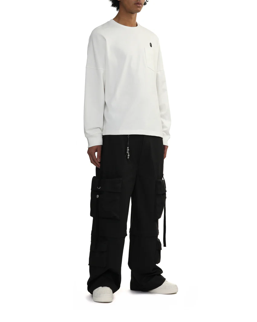Wide cargo pants