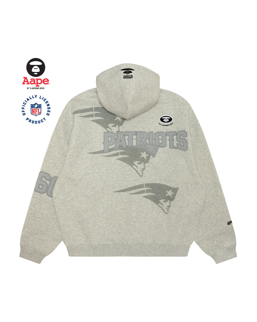 X Patroits zip-up hoodie