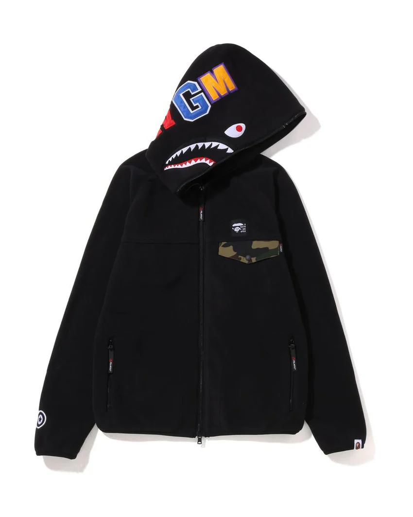 X Polartec Shark Full Zip Hoodie