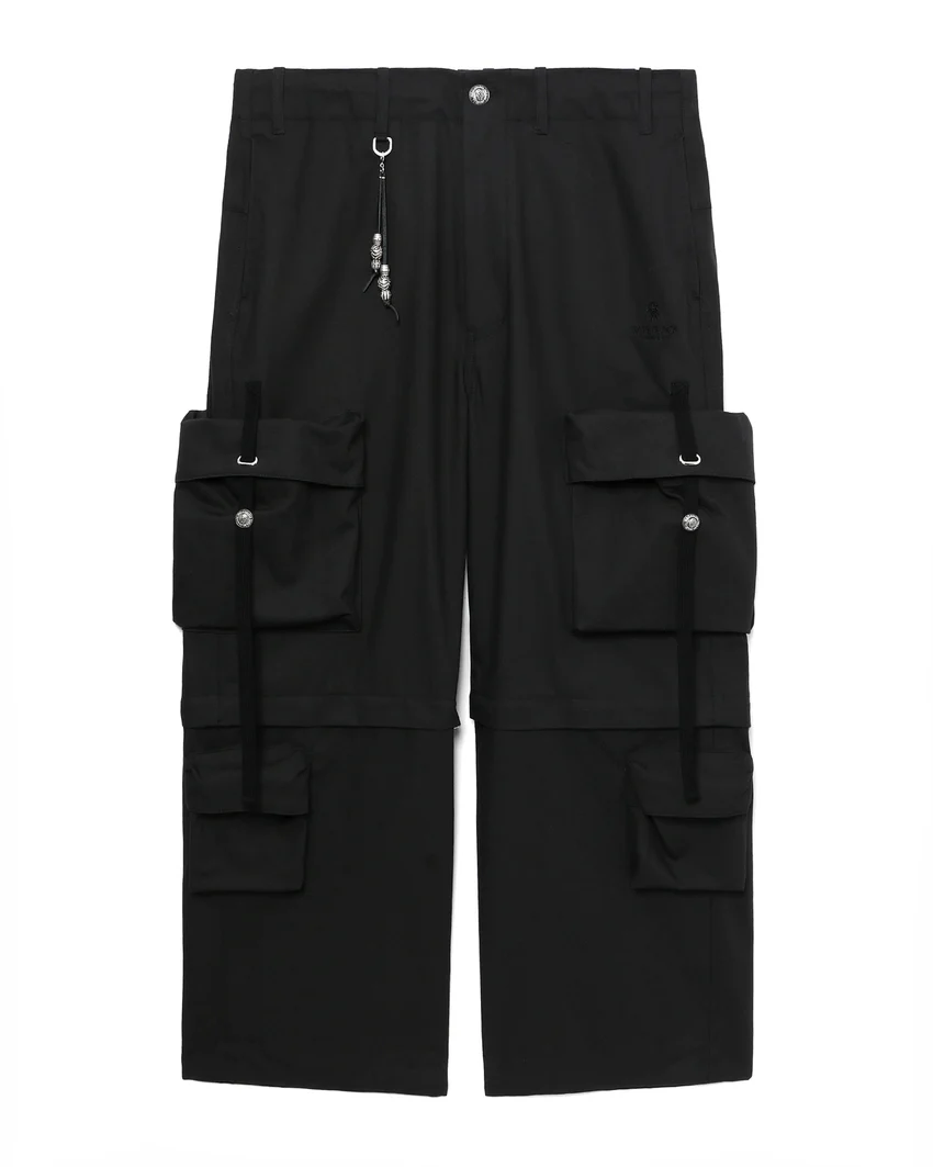 Wide cargo pants