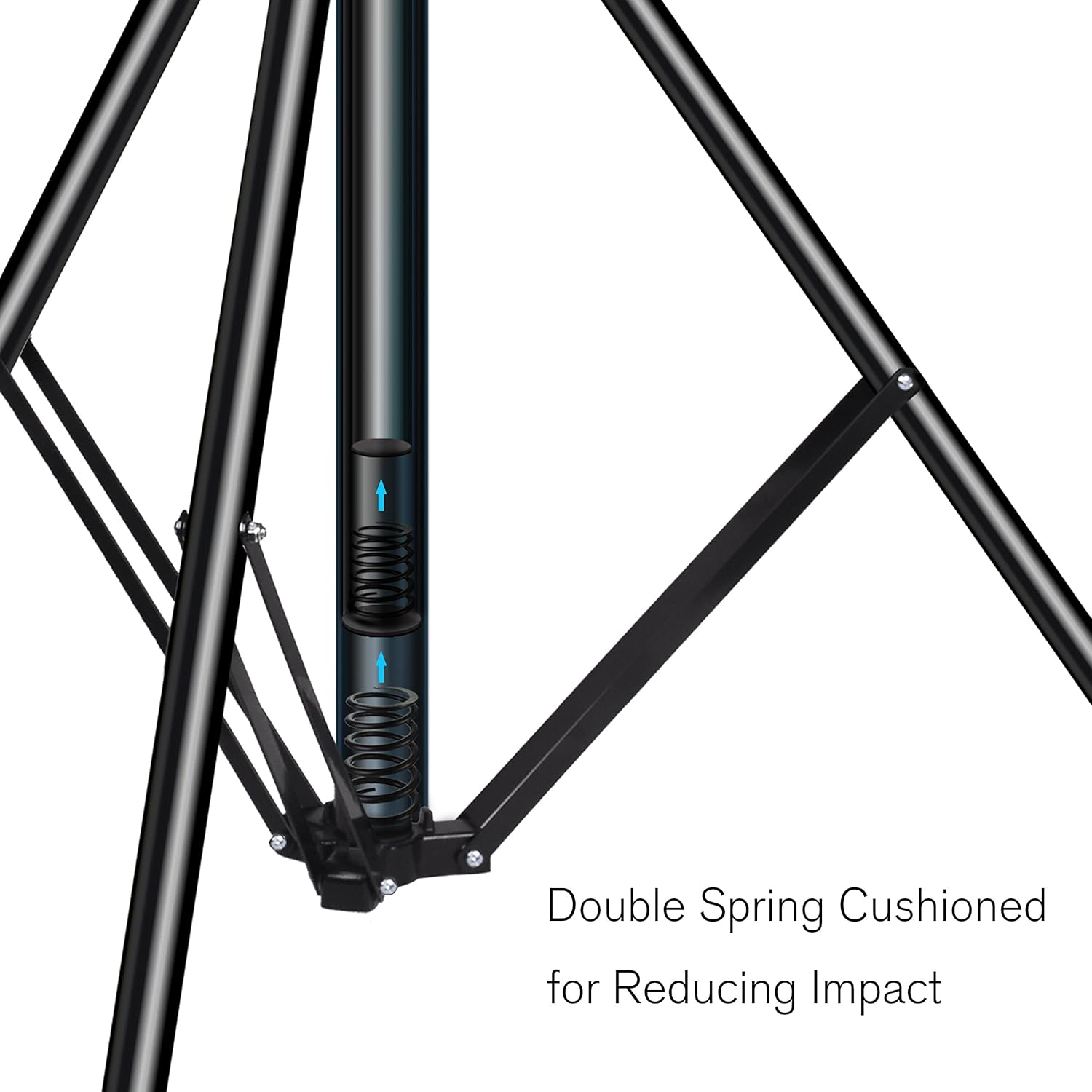 Emart Triple Crossbar 10 ft Wide 8.5 ft Height Backdrop Stand, Photo Video Studio Heavy Duty Adjustable Photography Muslin Background Support System Kit - 3 in 1 Multi Backdrop Stand