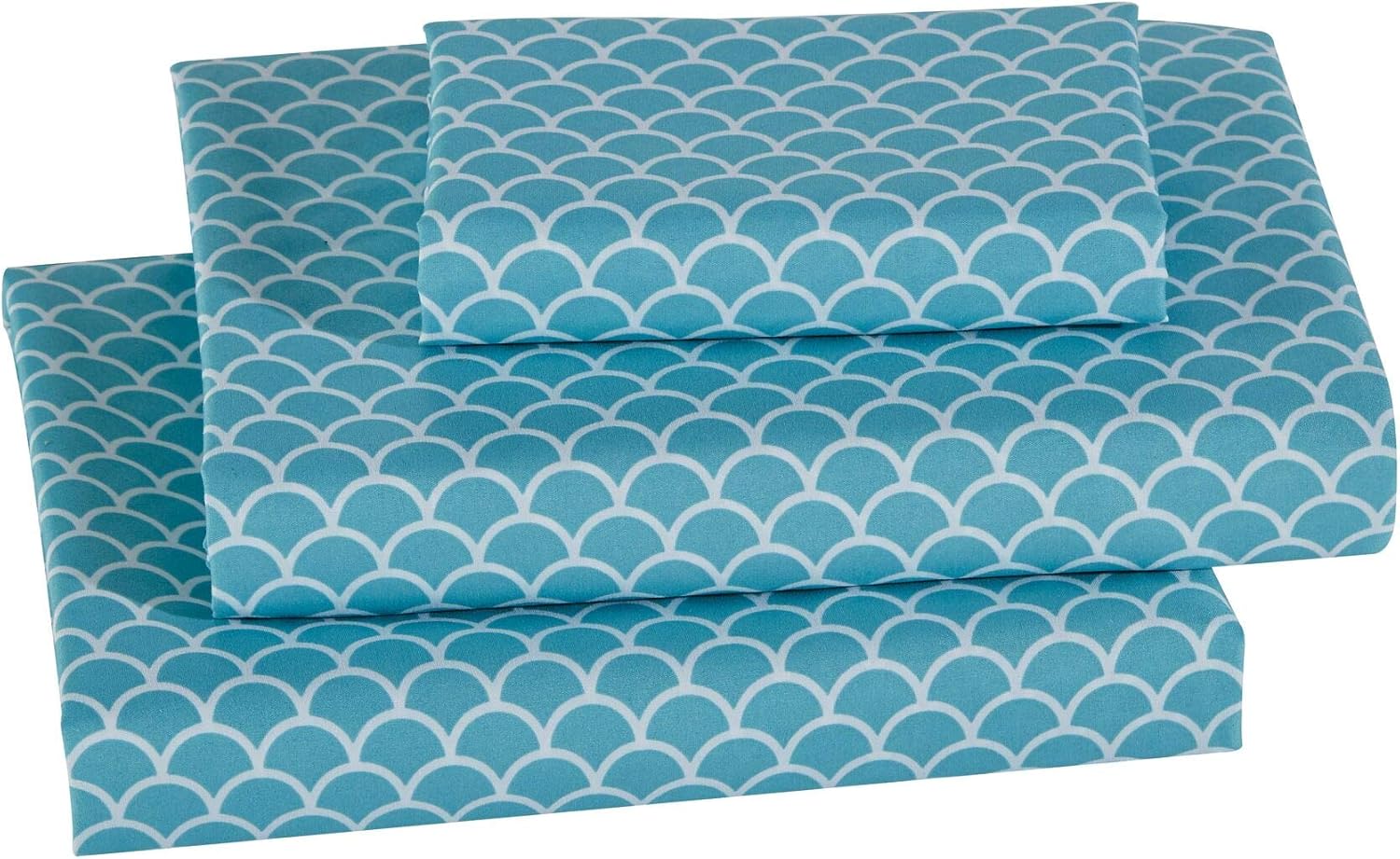 Home Collection Queen Size Comforter and sheet Set Mermaid Treasure Sea Life Sea Stars Jewelry for Girls/Teens Aqua Blue Pink Green Princess of The sea New