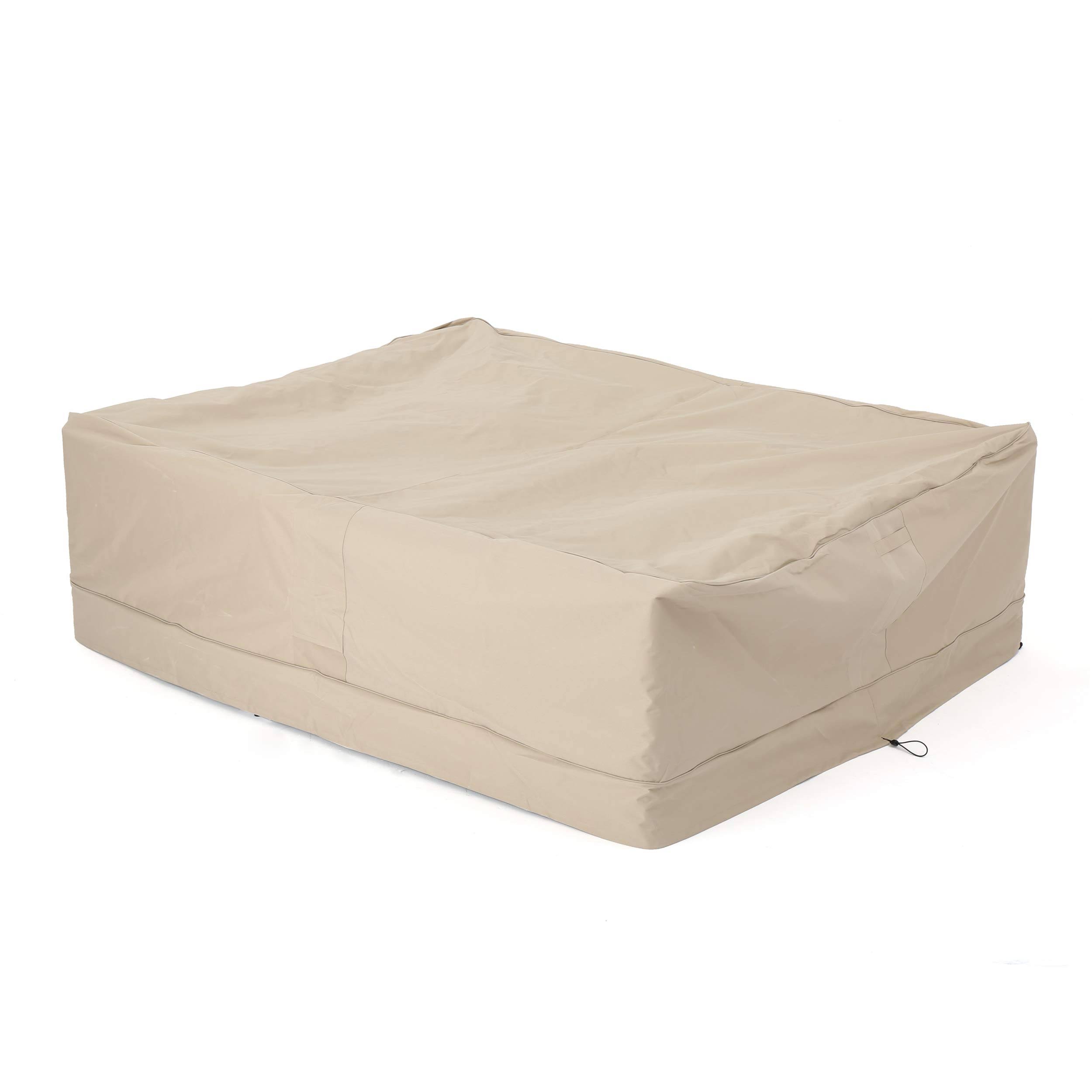 Gdf Studio Coverall Outdoor Beige Waterproof Fabric Chat Set Cover