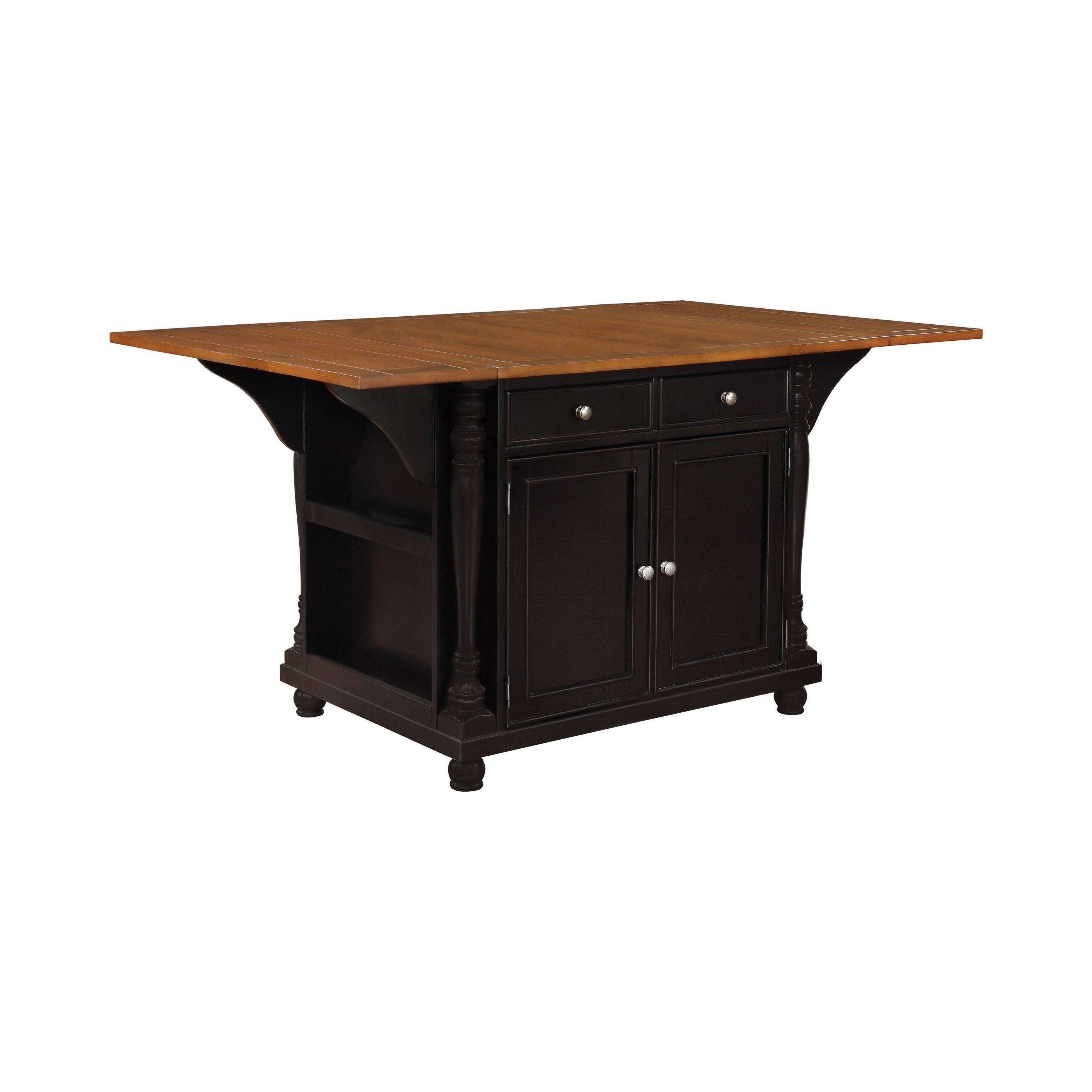 Coaster Black Kitchen Island 102270