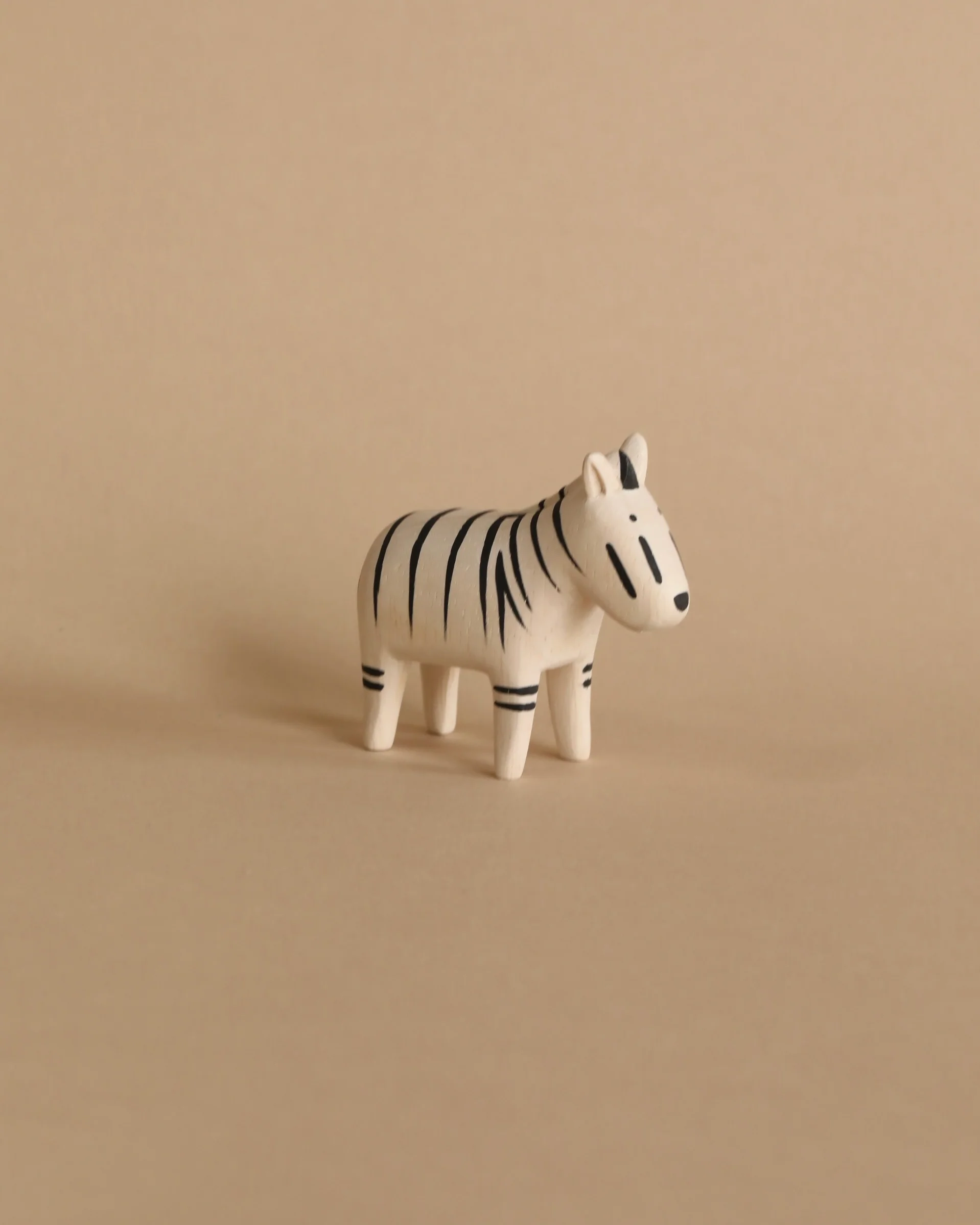 Tiny Wooden Zebra