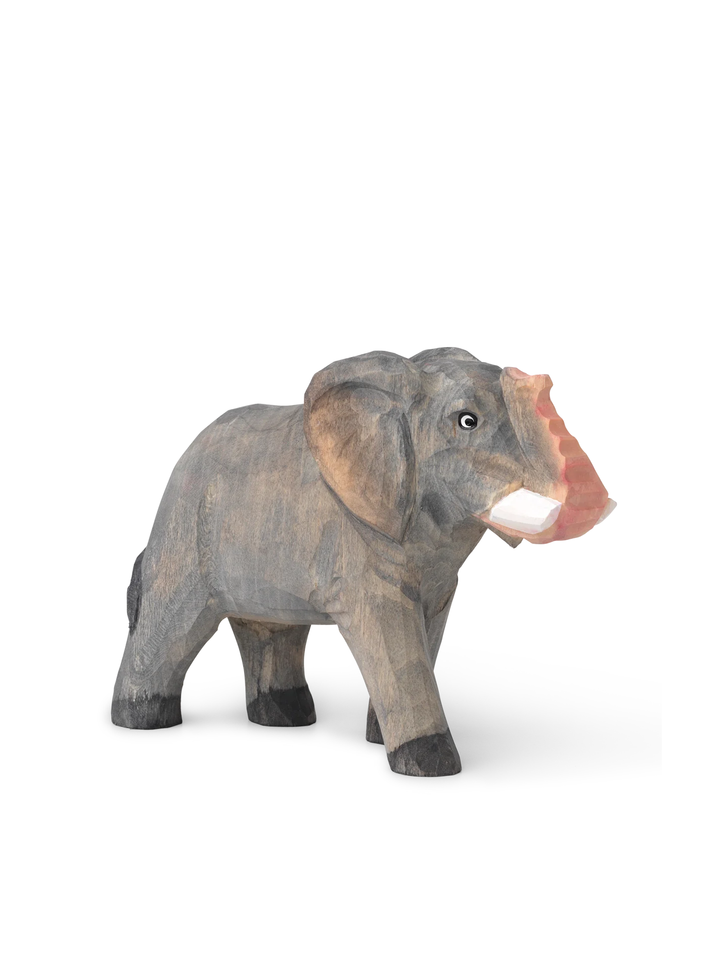 Hand Carved Wooden Elephant